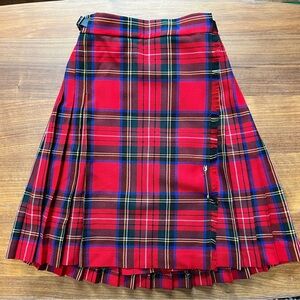 Girls Authentic Scottish Kilt Royal Stewart Tartan Skirt Plaid James Pringle